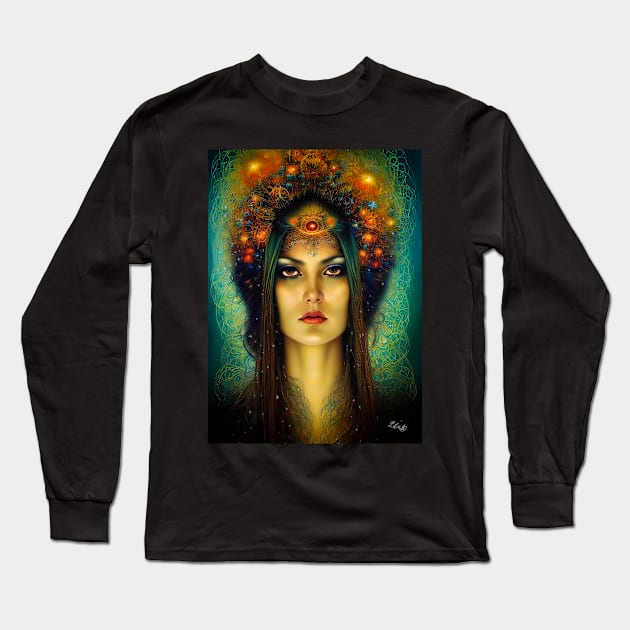 Pegan Oracle Long Sleeve T-Shirt by redwitchart